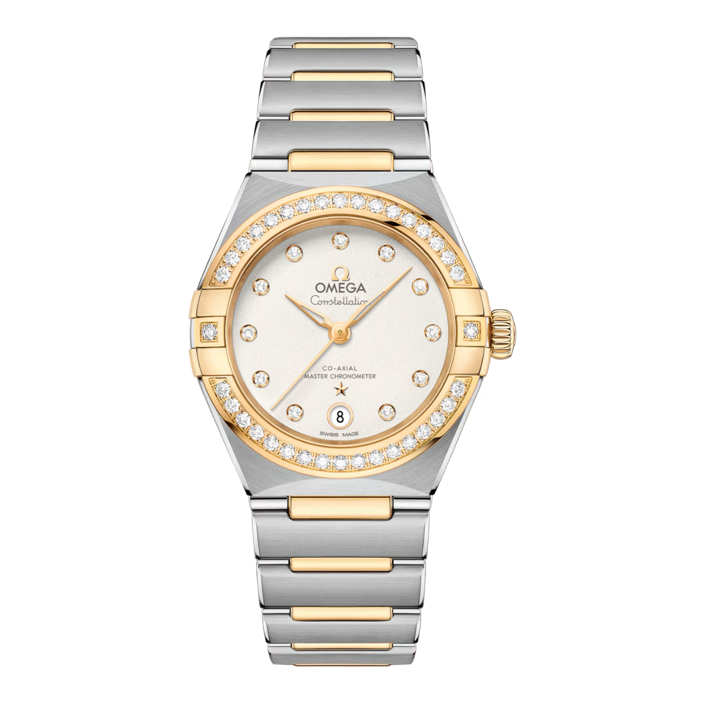 Omega Constellation 29 mm, yellow gold on steel