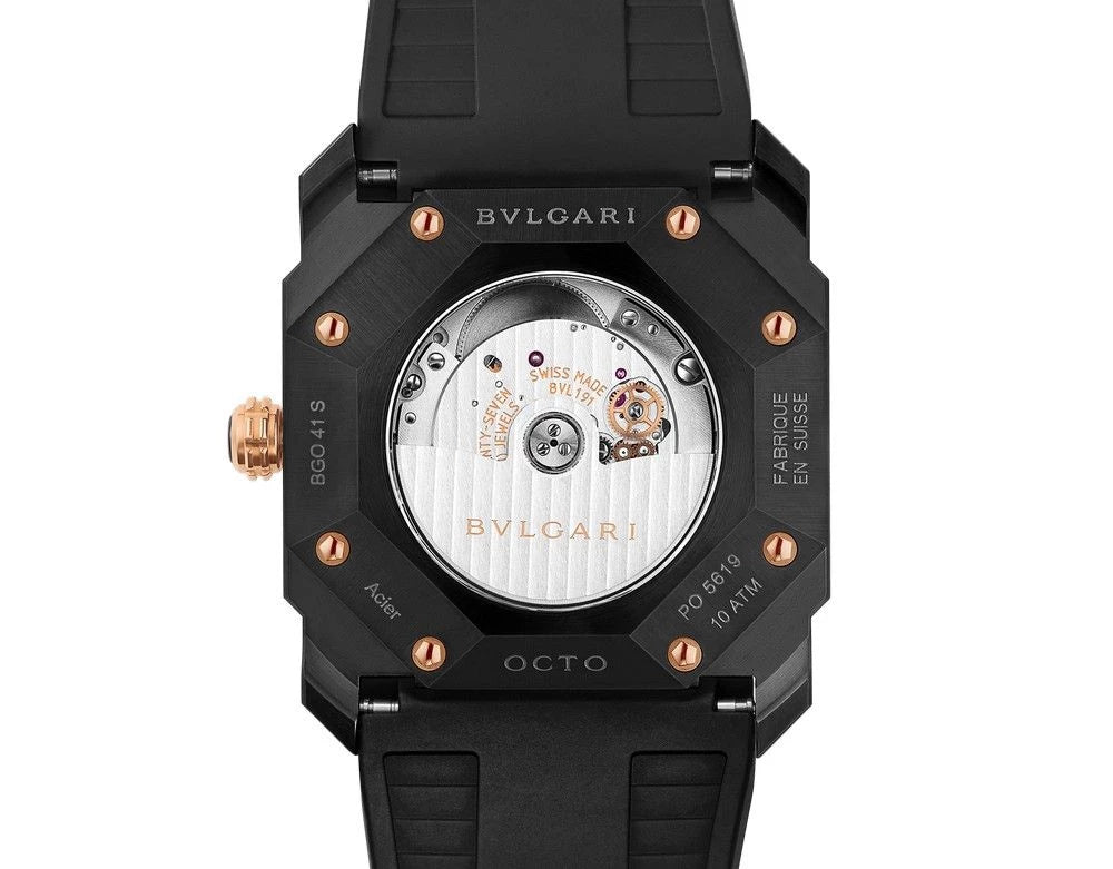Bvlgari Octo 41Mm Black Steel Men’S Watch Ref. 102581