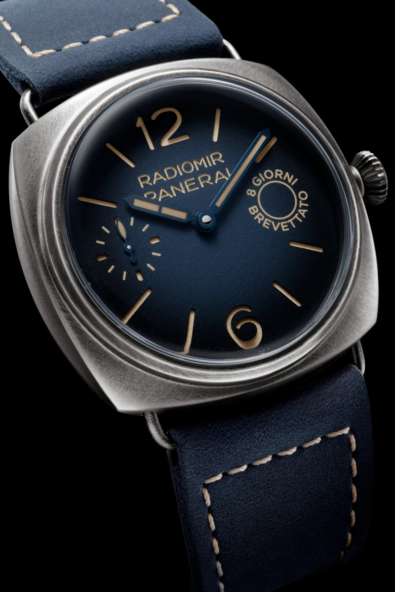 Radiomir 8 Giorni 45mm, Steel with PVD coating PAM01348