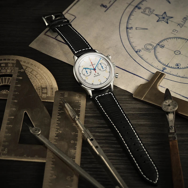 Seagull 1963 Chronograph Watch 70th Anniversary Reissue 37.3mm Sea-Gull