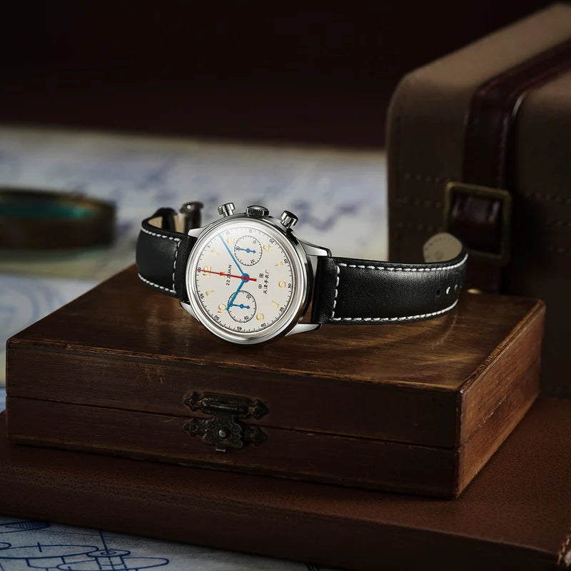 Seagull 1963 Chronograph Watch 70th Anniversary Reissue 37.3mm Sea-Gull