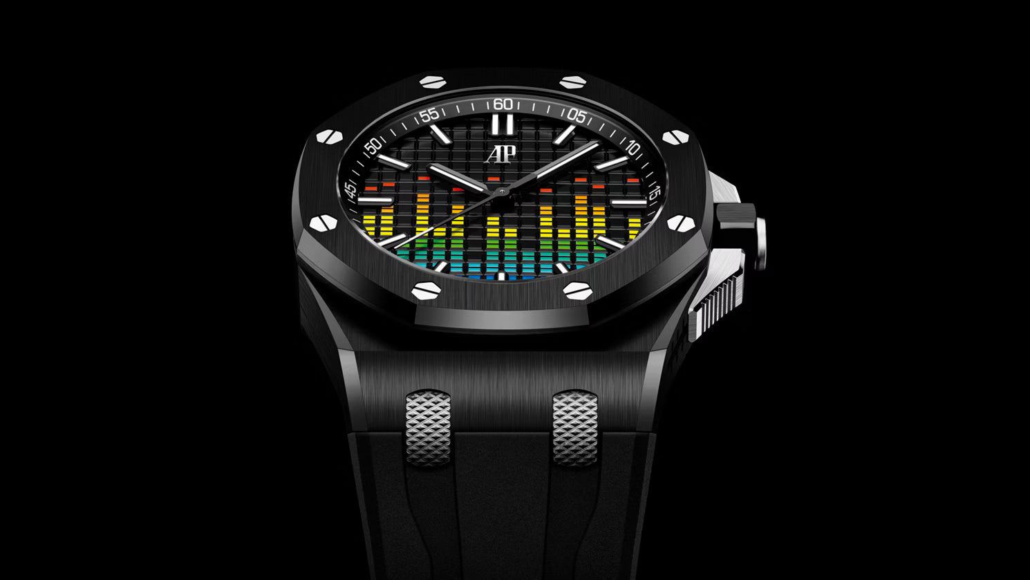 Audemars Piguet Royal Oak Offshore 15600CE.OO.A002CA.01 Music Edition Black Dial