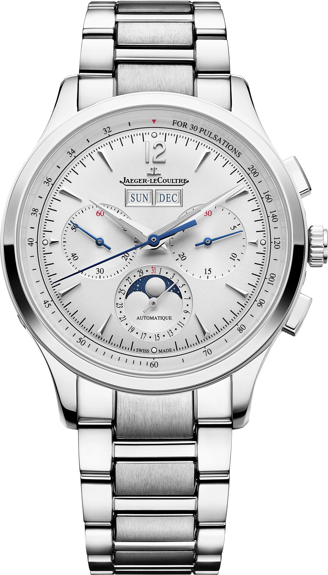 Master Control 40 mm Automatic Stainless Steel Chronograph Calendar Watch Jaeger-LeCoultre