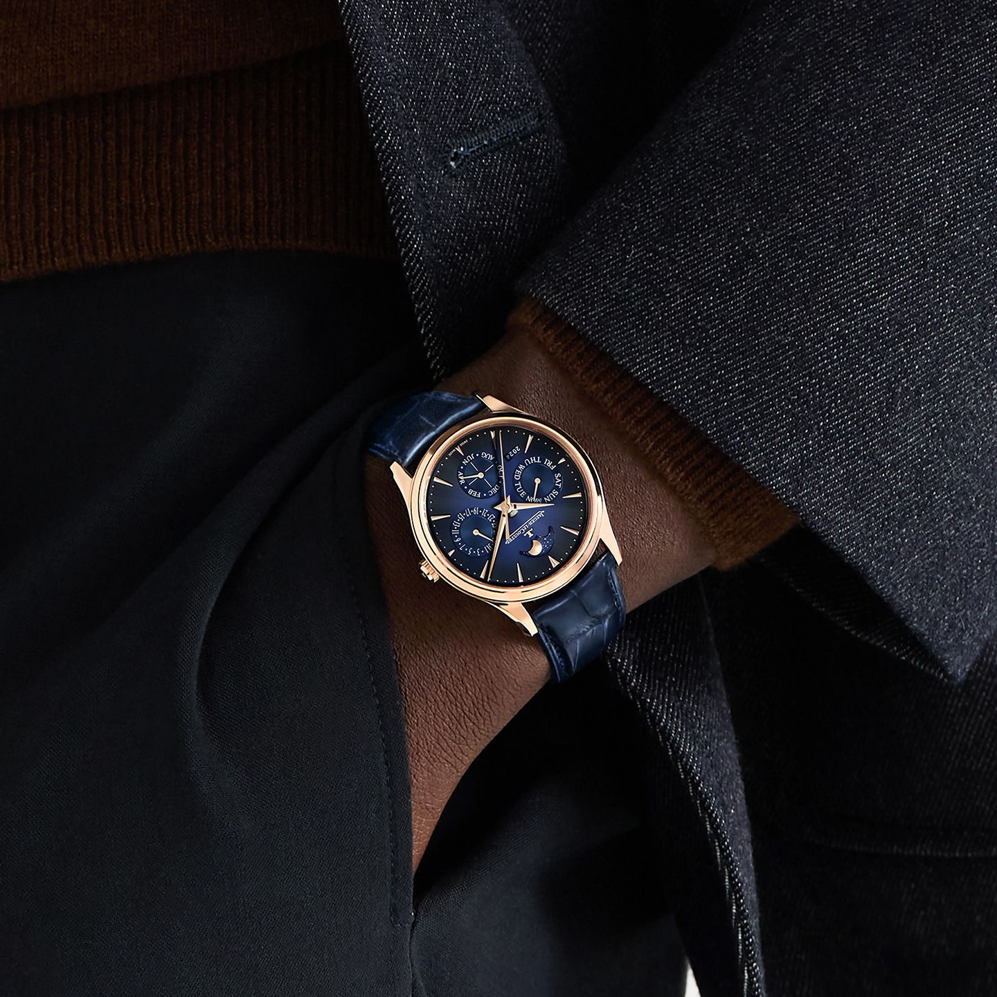 Master Ultra Thin 39 mm Automatic winding pink gold watch Jaeger-LeCoultre