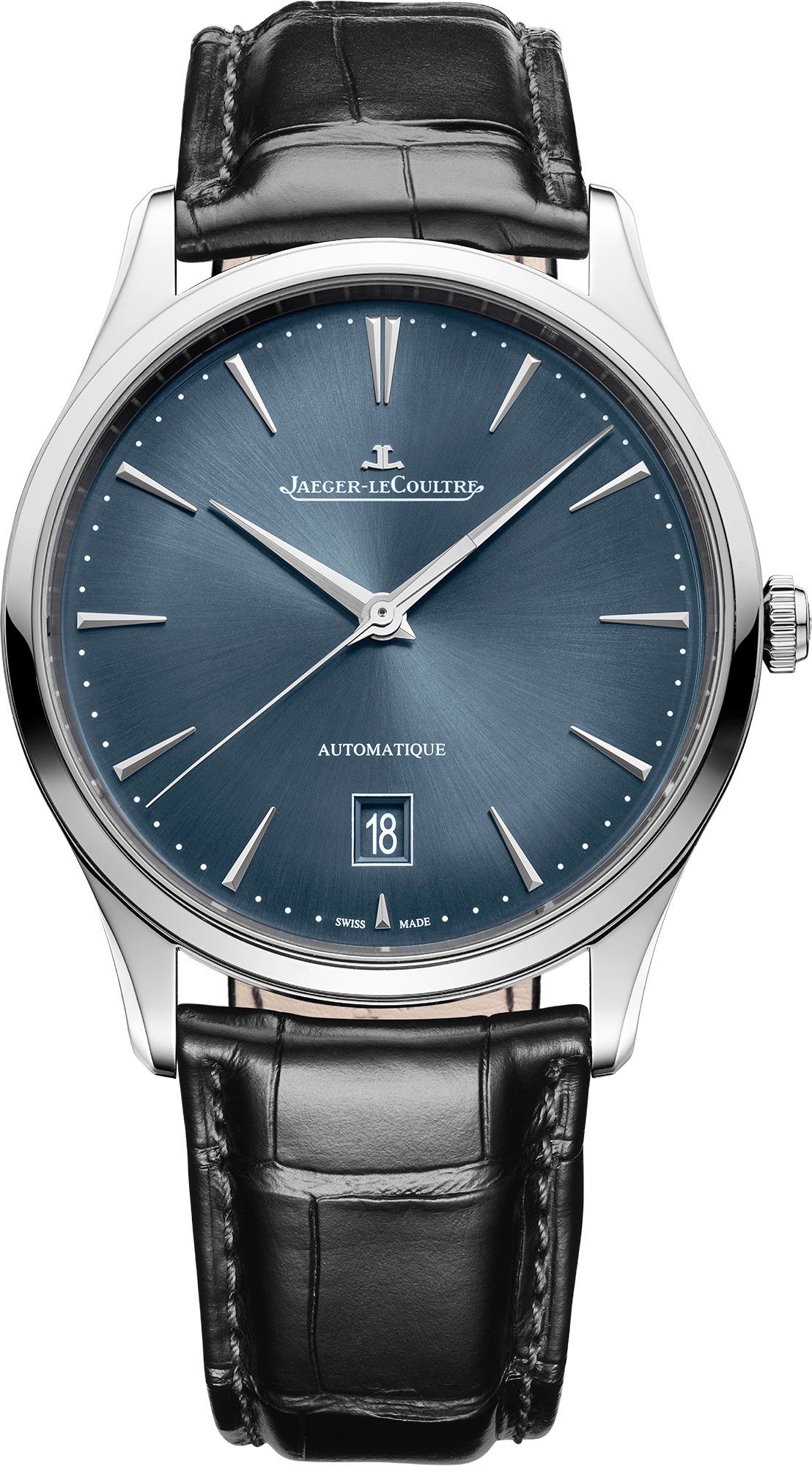 Master Ultra Thin 39 mm Automatic Steel Date Ultra Thin Watch Jaeger-LeCoultre