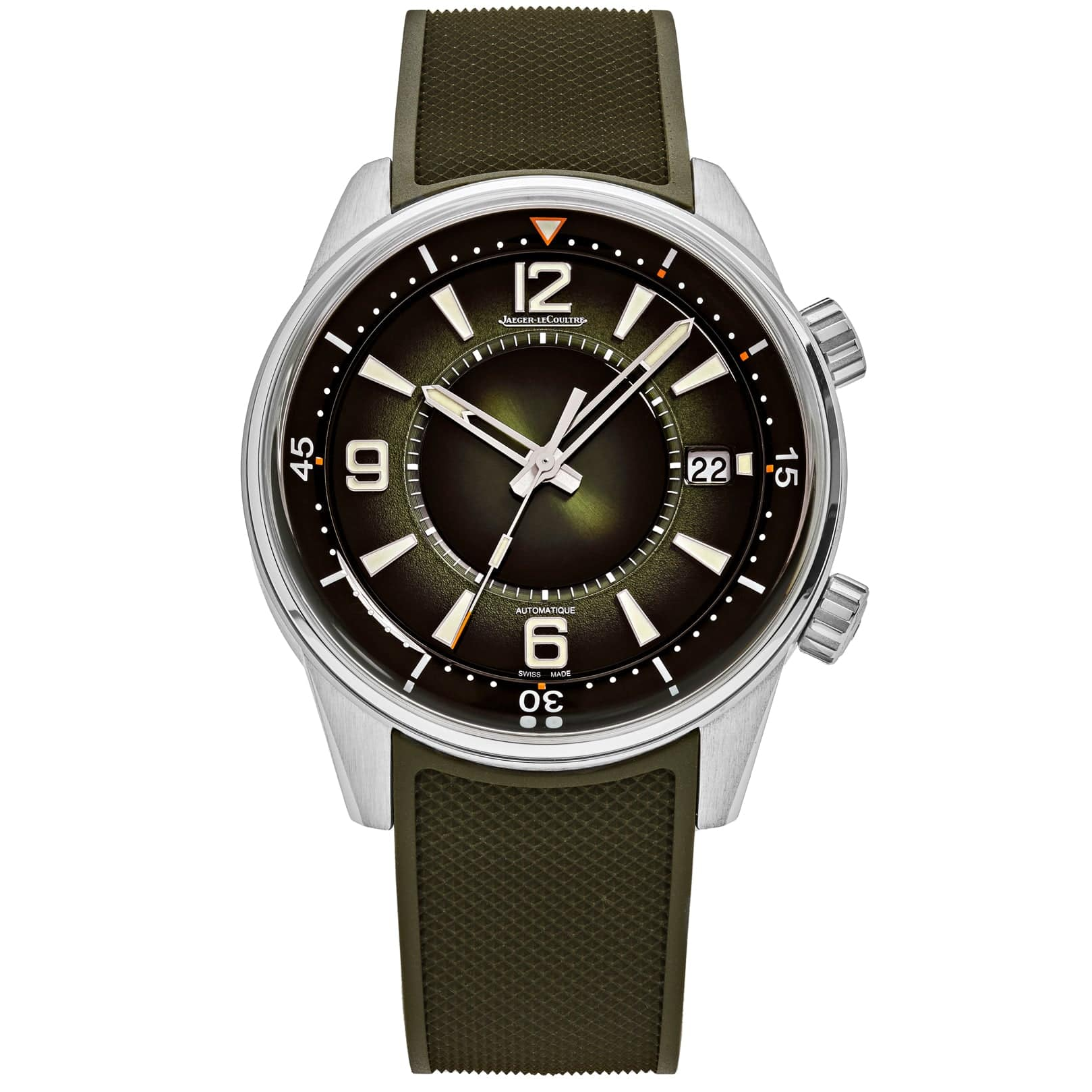 Polaris 42 mm Automatic Steel Date Watch Jaeger-LeCoultre