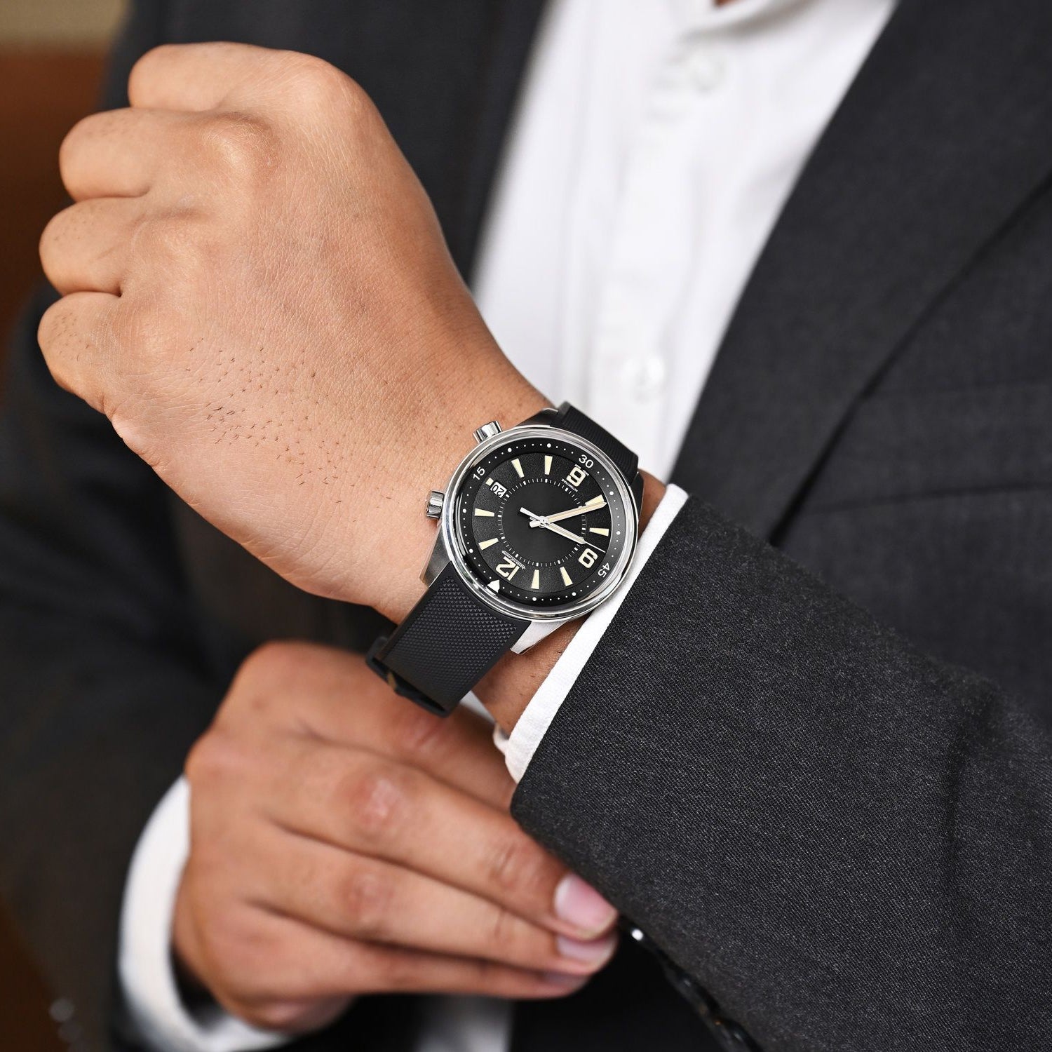 Jaeger Lecoultre Polaris Date 42Mm Stainless Steel Men’S Watch