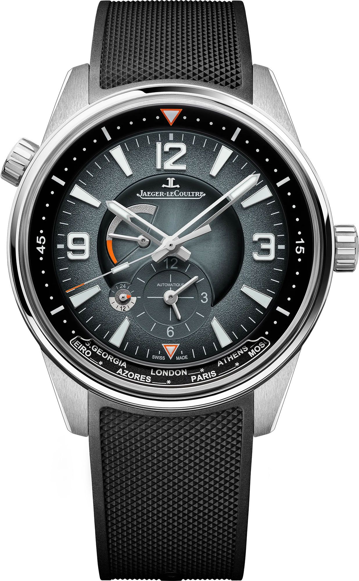 Polaris 42 mm Automatic Stainless Steel Geographic Watch Jaeger-LeCoultre
