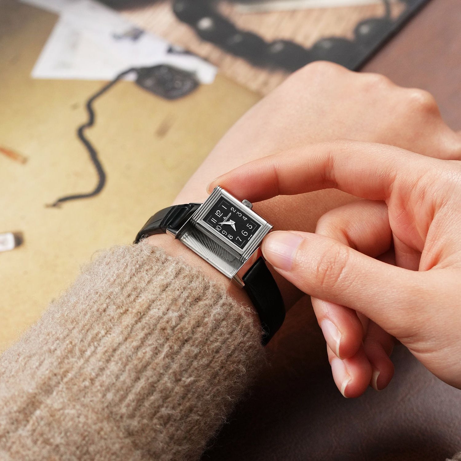 Jaeger Lecoultre Reverso One Reedition 32.5Mm X 16.3Mm Stainless Steel Ladies Watch