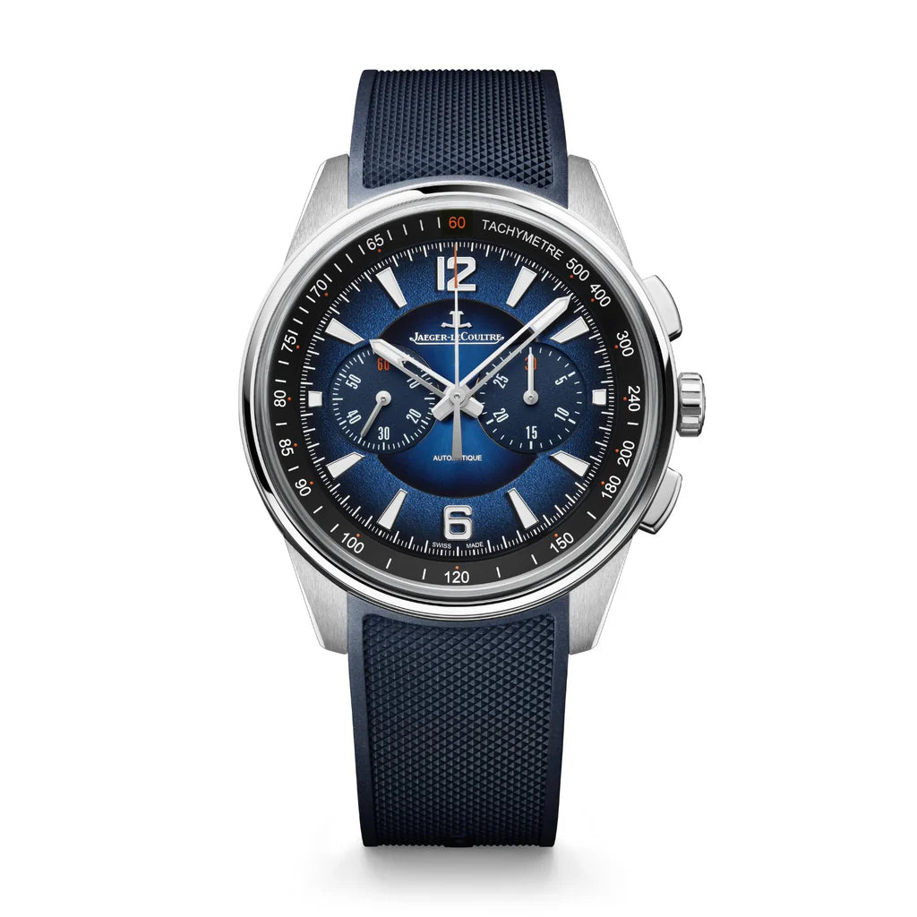 Polaris 42 mm Automatic Steel Chronograph Watch Two straps included Jaeger-LeCoultre