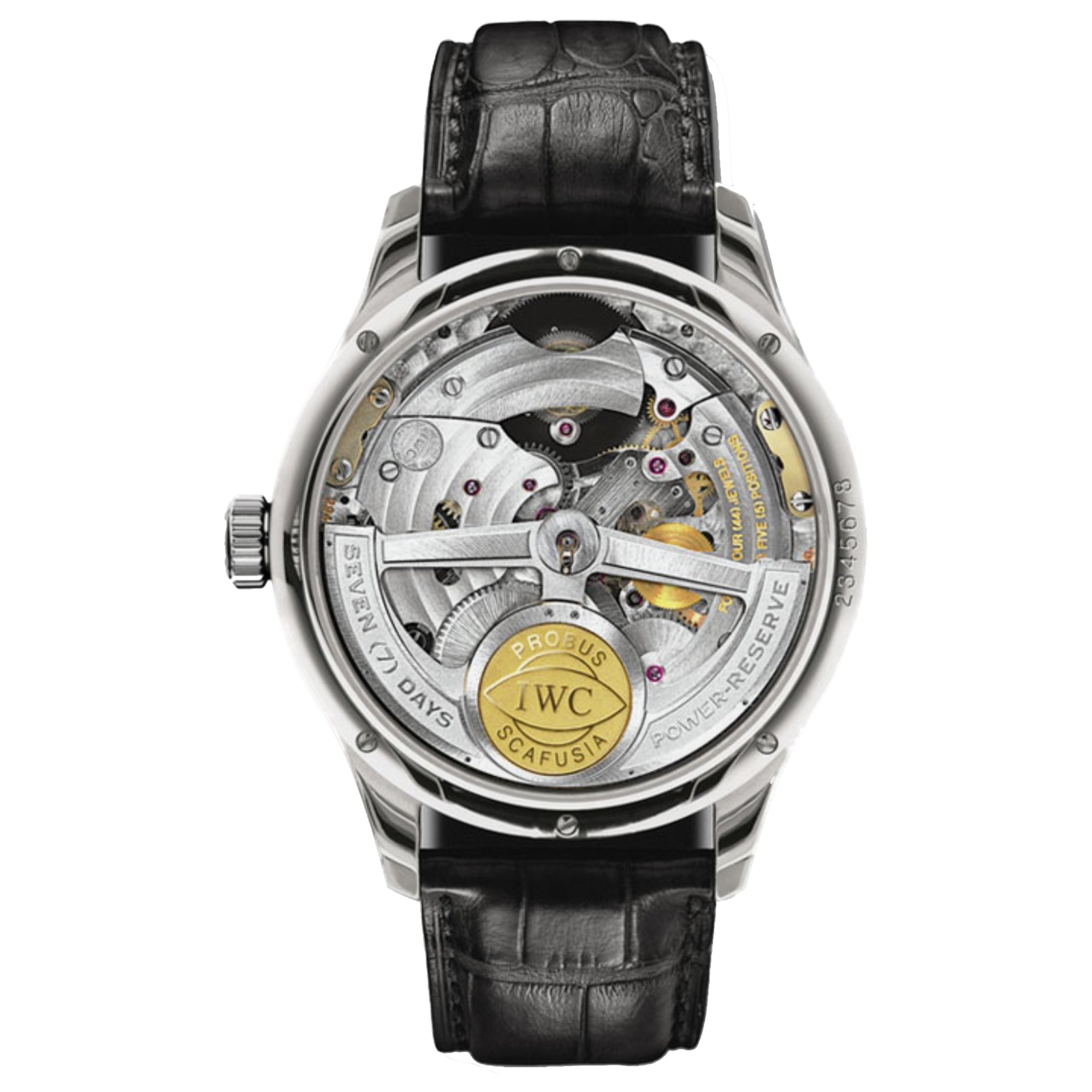 IWC Portuguese Tourbillon Mystere IW504207 White Gold With Gray Dial