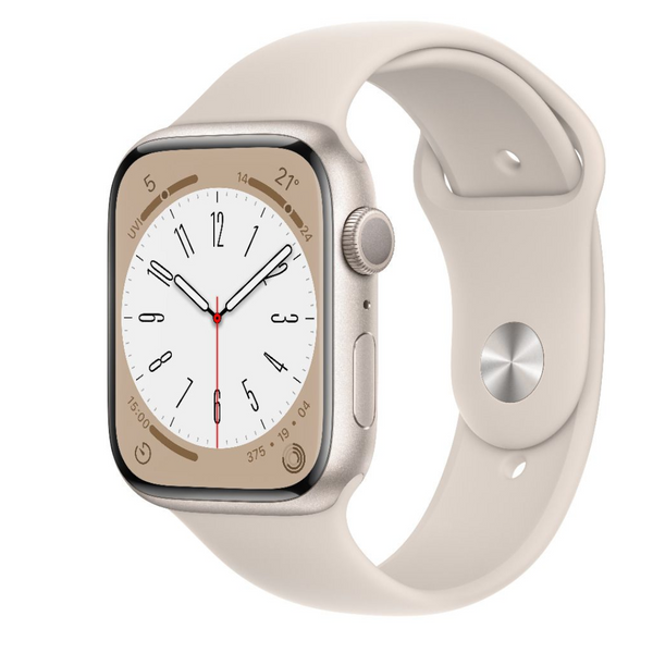 Apple Watch - Series 8 GPS 45mm Aluminium Case with Sport Band - Azzam Watches 