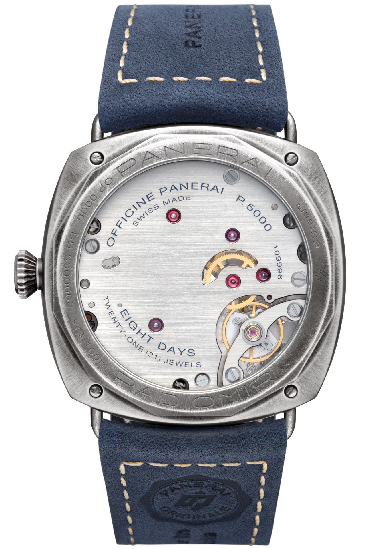 Radiomir 8 Giorni 45mm, Steel with PVD coating PAM01348