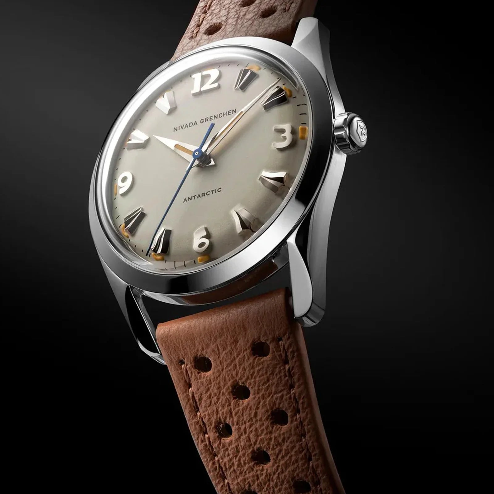 Antarctic Eggshell Beige Luminova - 38mm 32080A Nivada Grenchen