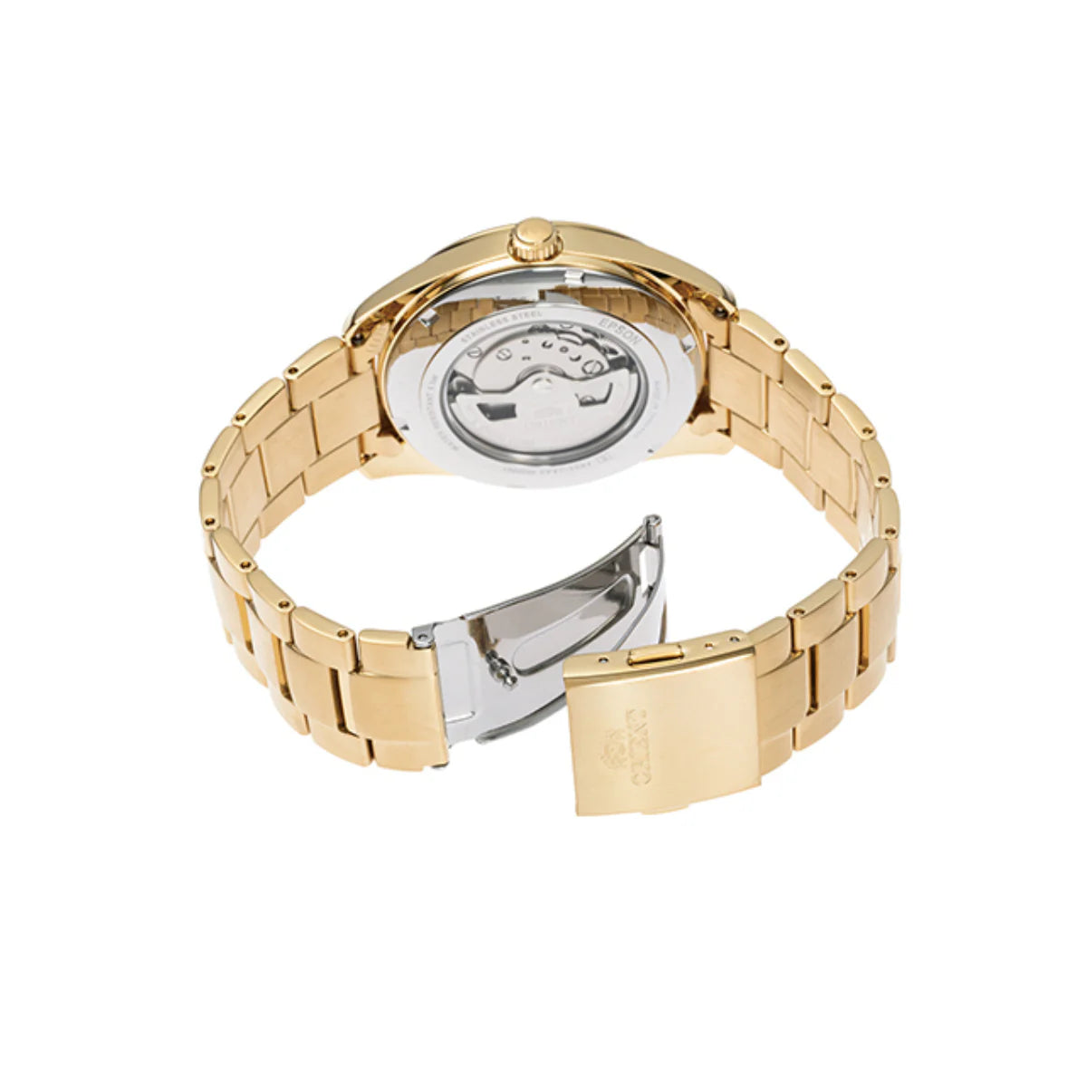 ORIENT MEN'S CONTEMPORARY AUTOMATIC SEMI-SKELETON WATCH