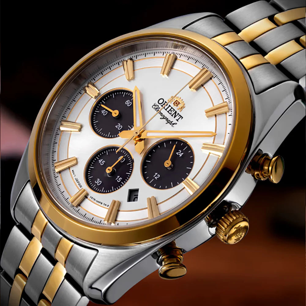 ORIENT CONTEMPORARY SOLAR CHRONO GENTS WATCH