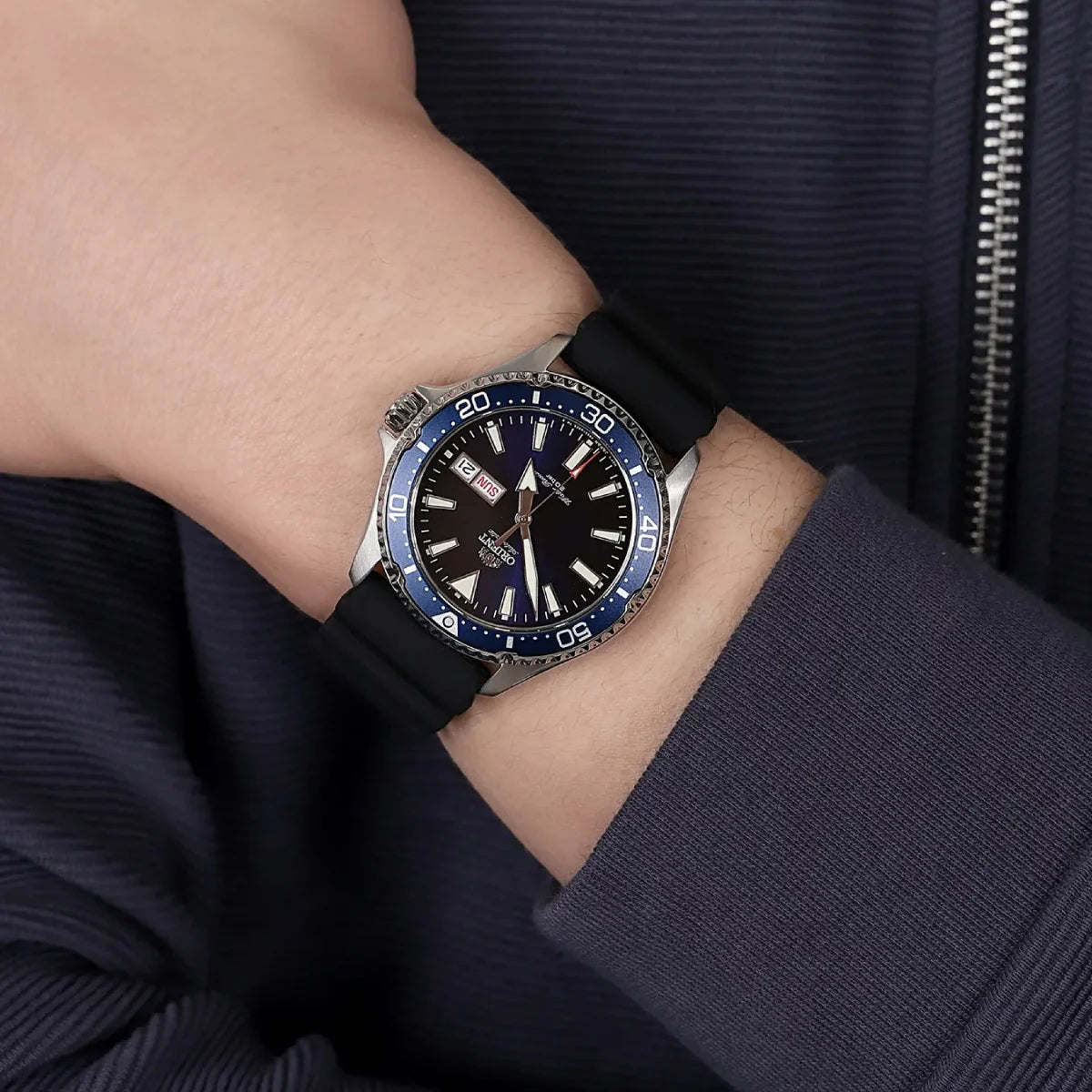 ORIENT MEN'S SPORTS AUTOMATIC DIVER MAKO WATCH