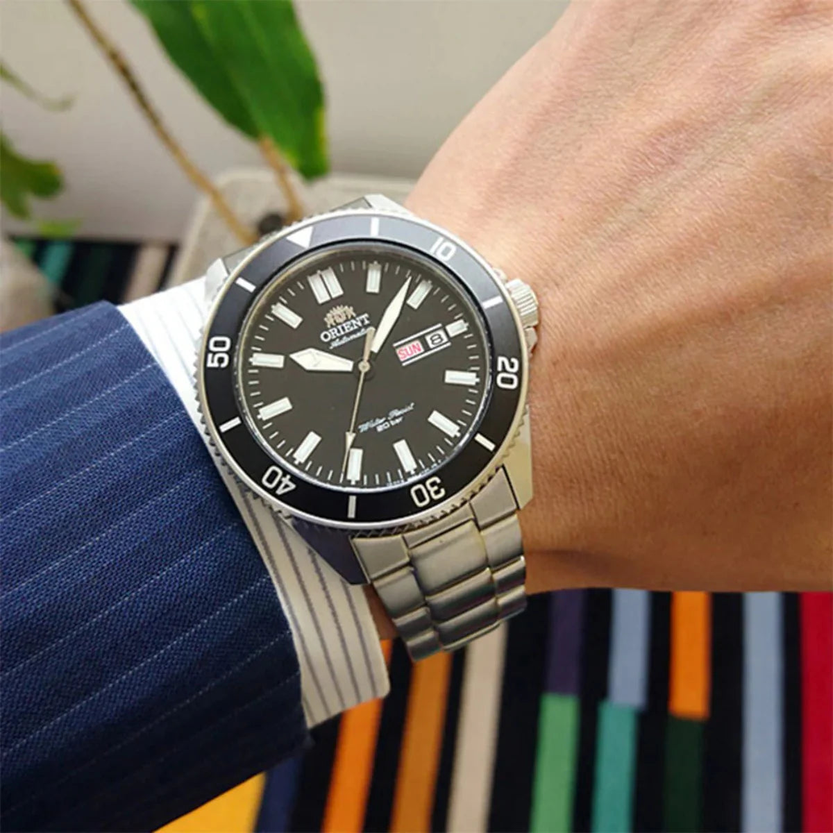 ORIENT MEN'S SPORTS AUTOMATIC DIVER BIG MAKO WATCH