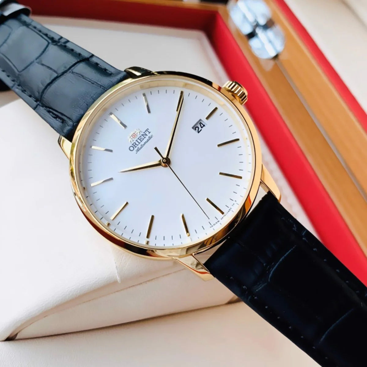 ORIENT MEN'S CONTEMPORARY AUTOMATIC STYLISH DATE WATCH