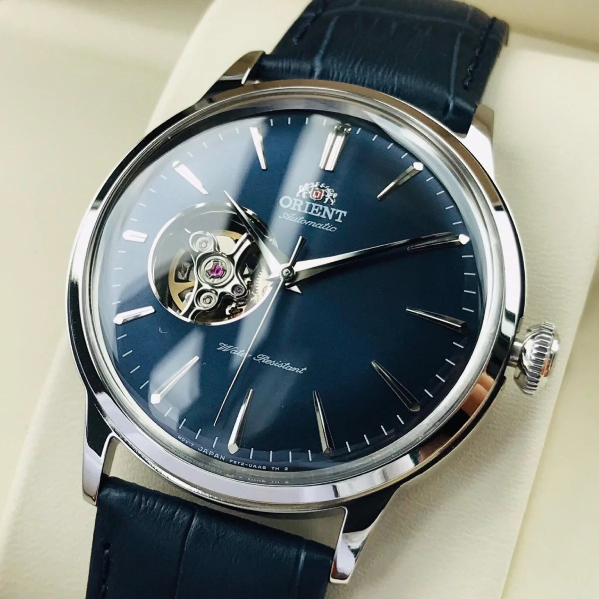 ORIENT MEN'S CLASSIC AUTOMATIC SEMI SKELETON WATCH