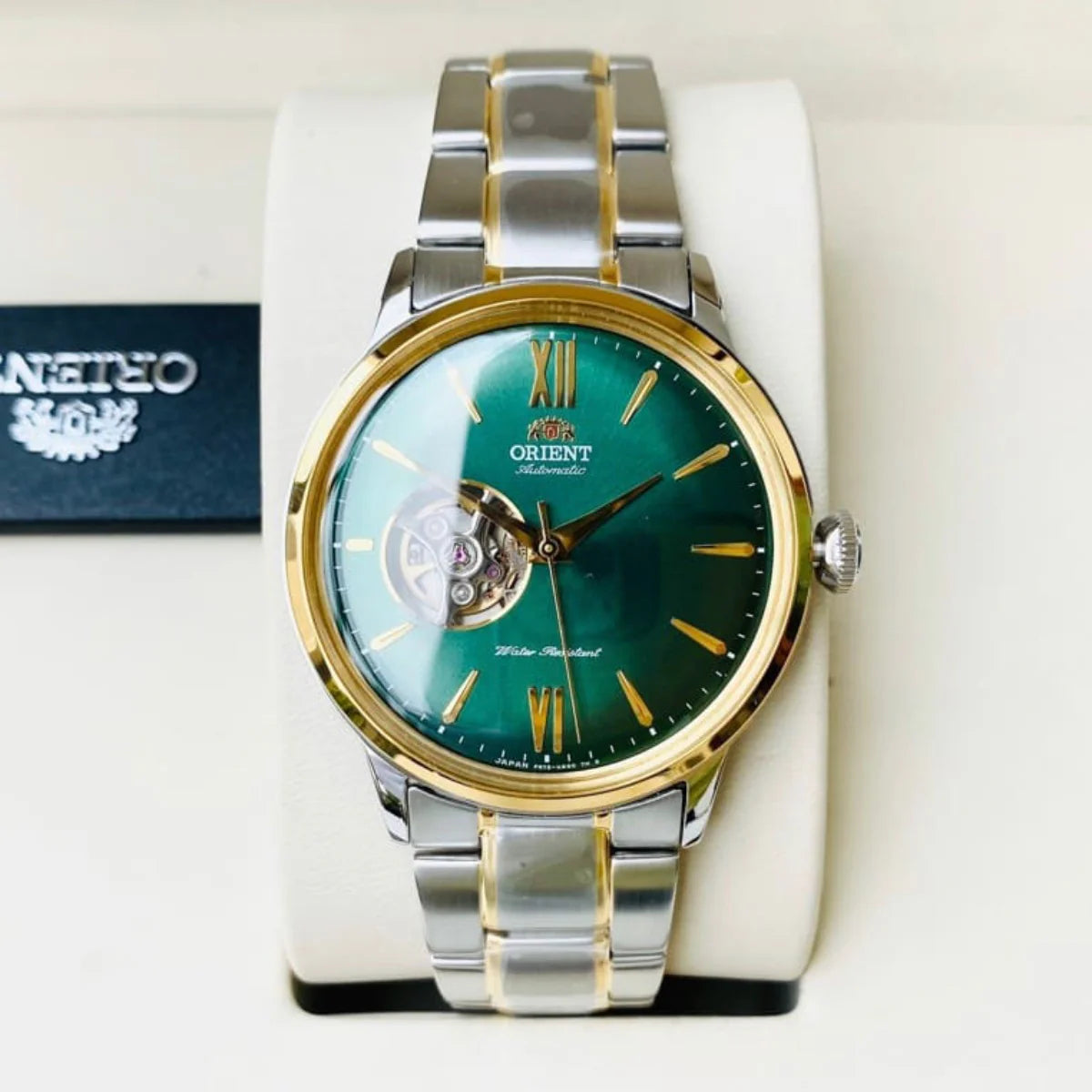 ORIENT MEN'S CLASSIC AUTOMATIC SEMI SKELETON WATCH