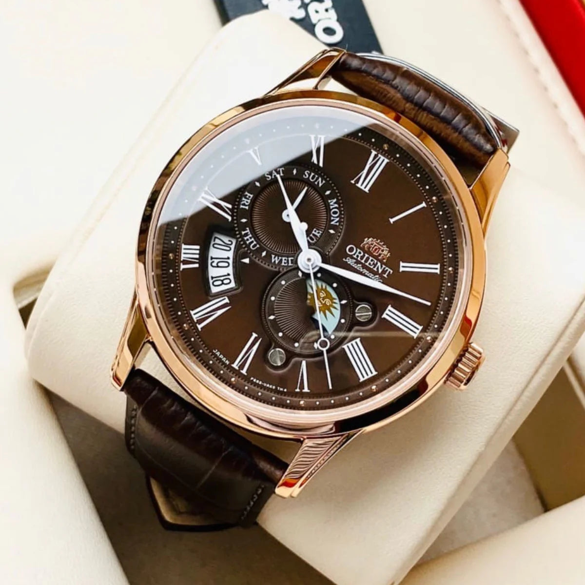 ORIENT MEN'S CLASSIC AUTOMATIC SUN AND MOON 2021 WATCH