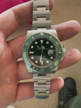 ROLEX SUBMARINER 116610LV HULK (2018) Pre owned Perfect condition