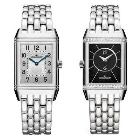 Jaeger Lecoultre Reverso Classic Medium Duetto Stainless Steel 40Mm Men’S Watch