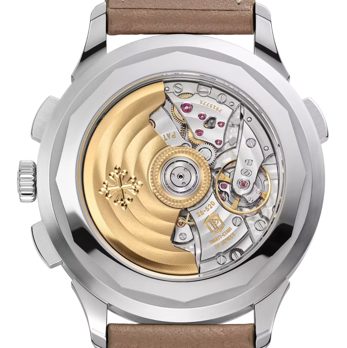 Patek Philippe World Time 5935A-001 Chronograph Stainless Steel Salmon Dial 41mm Men’s Watch