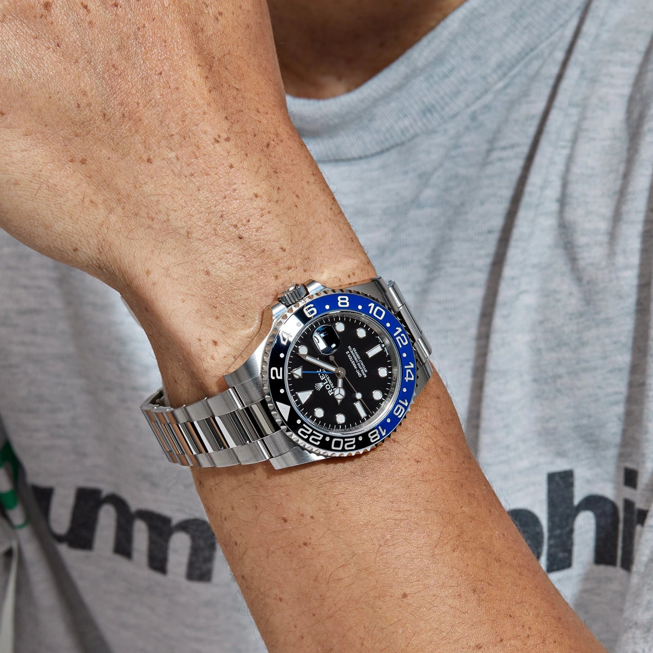 Rolex Gmt Master II Batman 126710BLNR-0003 40mm Oyster Steel Black And Blue Ceramic Bezel Oyster Bracelet