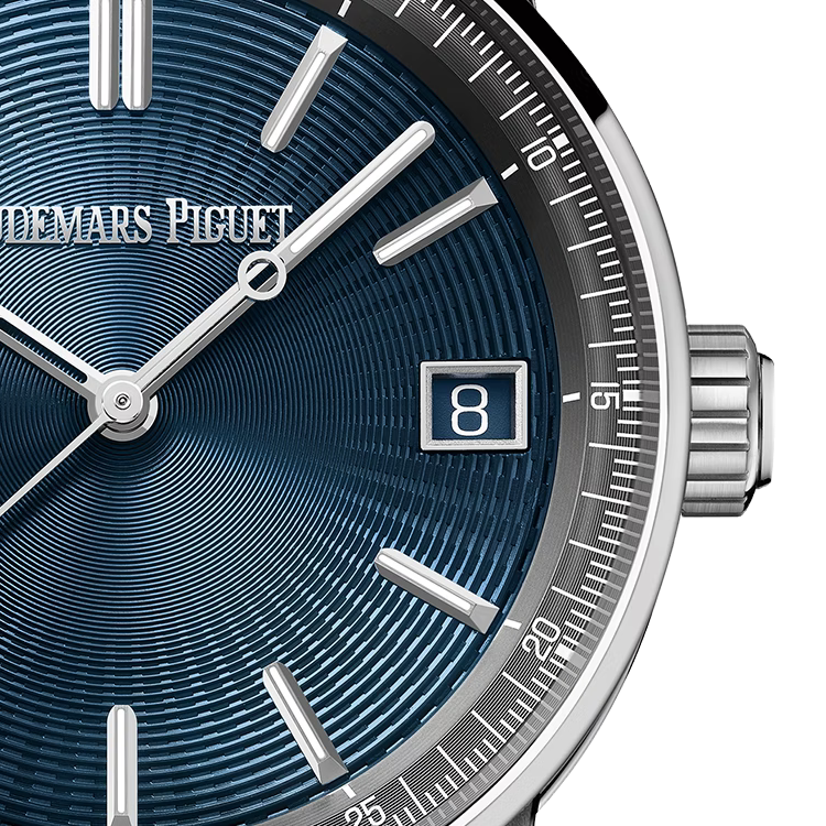 ساعة أوديمار بيغيه 11.59 15210ST.OO.A348KB.01 ذاتية التعبئة، مصنوعة من الفولاذ المقاوم للصدأ، مينا أزرق