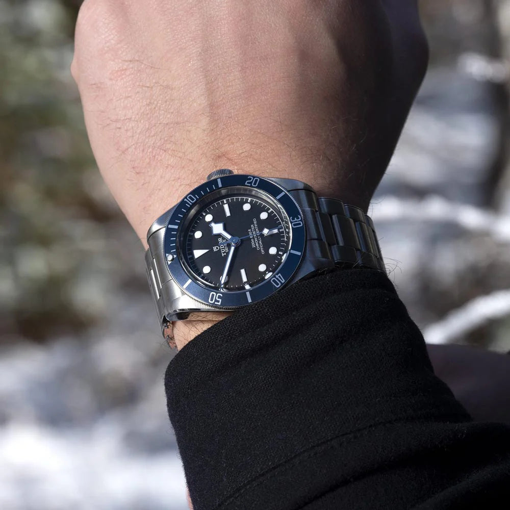 Tudor Heritage Black Bay 79230B-0008 Black Dial Blue Bezel Automatic 41Mm Stainless Steel Men’S Watch