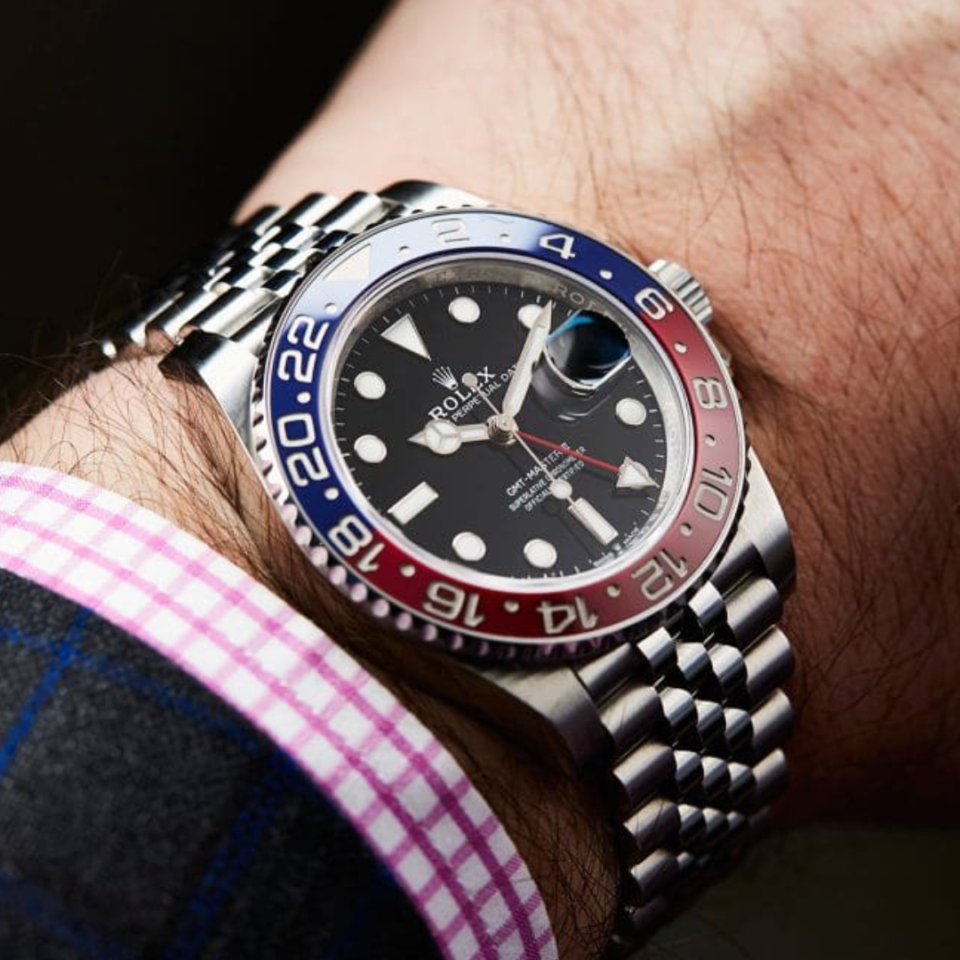 Rolex Gmt Master II 126710BLRO-0001 Pepsi Oystersteel Jubilee Bracelet Black Dial