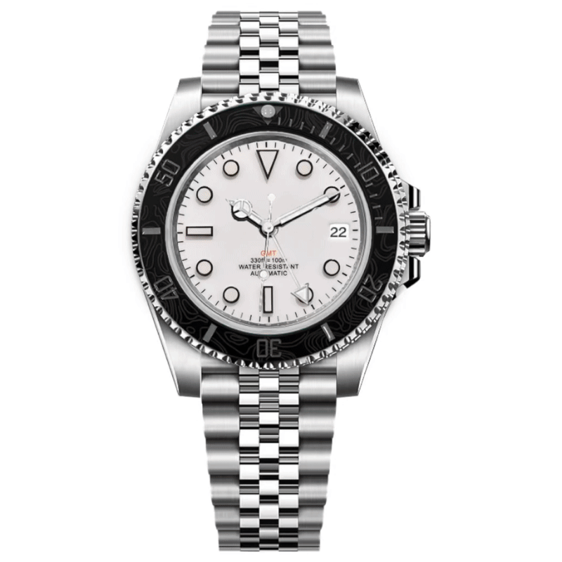 Customized 41mm GMT Watch: Premium 904L Steel Japanese Precision