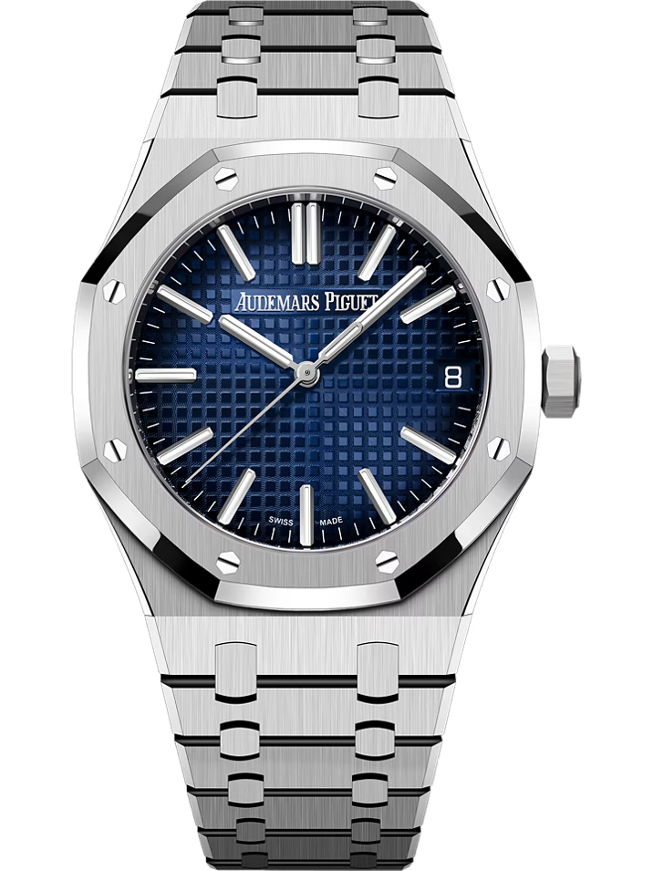 Audemars Piguet Royal Oak 15510BC.OO.1320BC.04 White Gold Smoked Blue Dial 41mm Men’s Watch