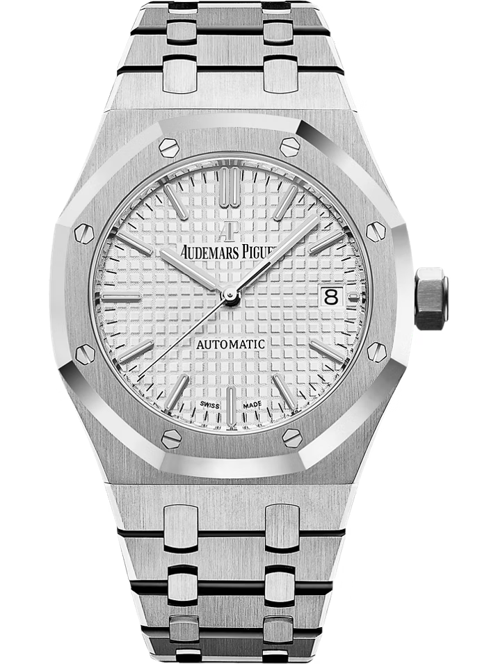 Audemars Piguet Royal Oak 15450St.Oo.1256St.01 Stainless Steel 37Mm Silver Dial Unisex Watch