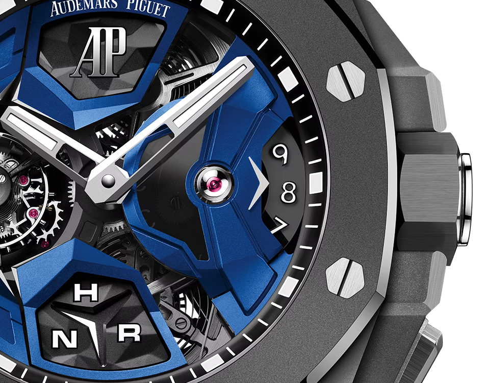 ساعة أوديمار بيغيه رويال أوك كونسبت فلاينج توربيون جي إم تي للرجال، 44 مم