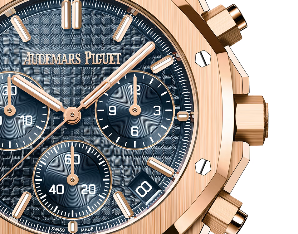 Audemars Piguet Royal Oak Selfwinding Chronograph 26240OR.OO.D315CR.01 “50Th Anniversary” 41Mm Rose Gold Men’S Watch