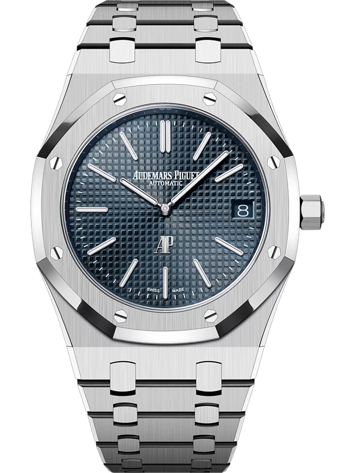 Audemars Piguet 16202ST.OO.1240ST.02 Royal Oak Jumbo Extra-Thin Blue Dial 39mm Mens Watch