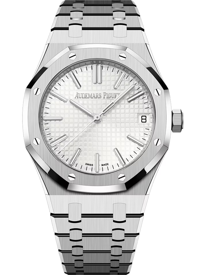 Audemars Piguet Royal Oak 15510ST.OO.1320ST.08 Automatic Stainless Steel 41mm White Dial Men’s Watch