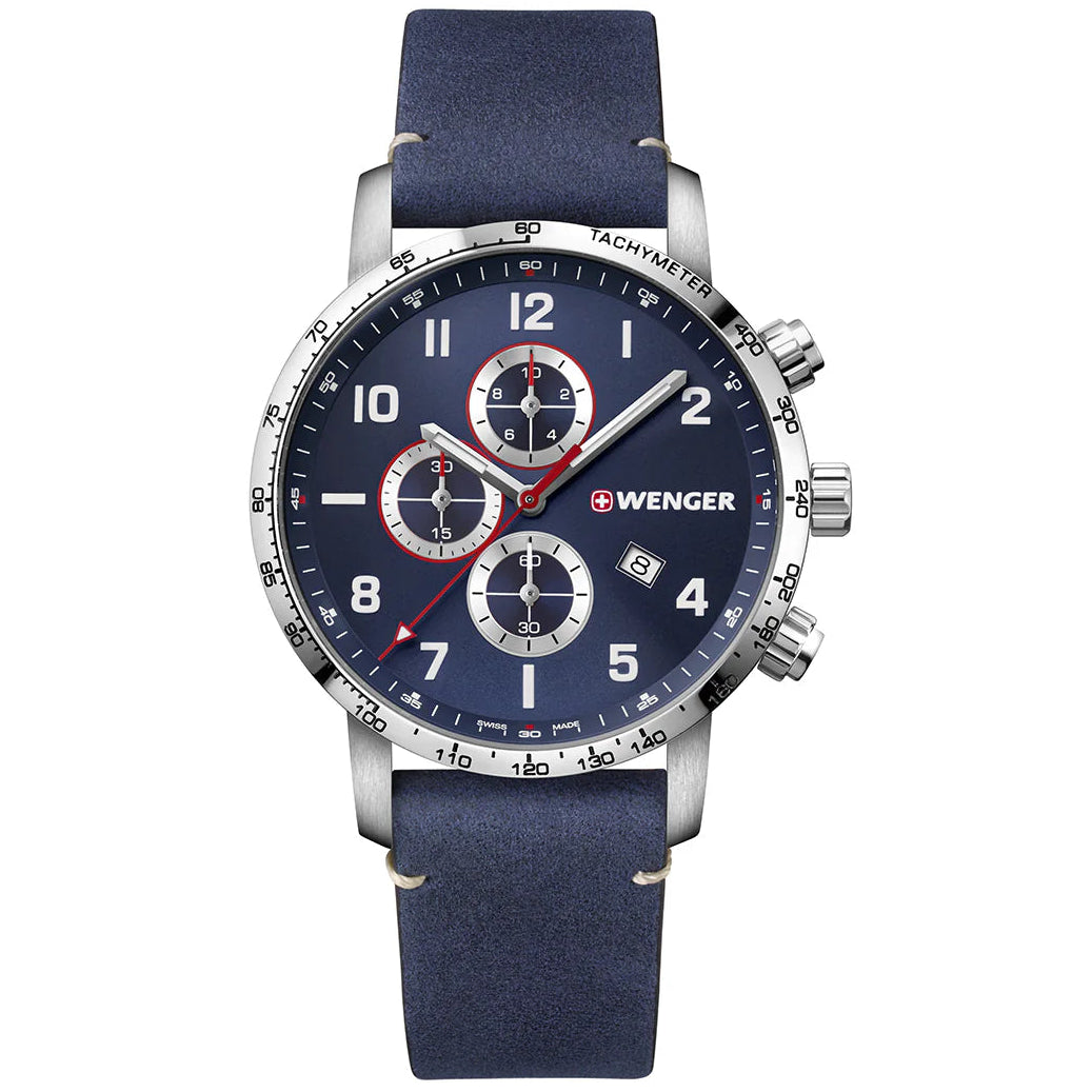 WENGER ATTITUDE MEN'S CHRONOGRAPH QUARTZ WATCH - SWISS MADE