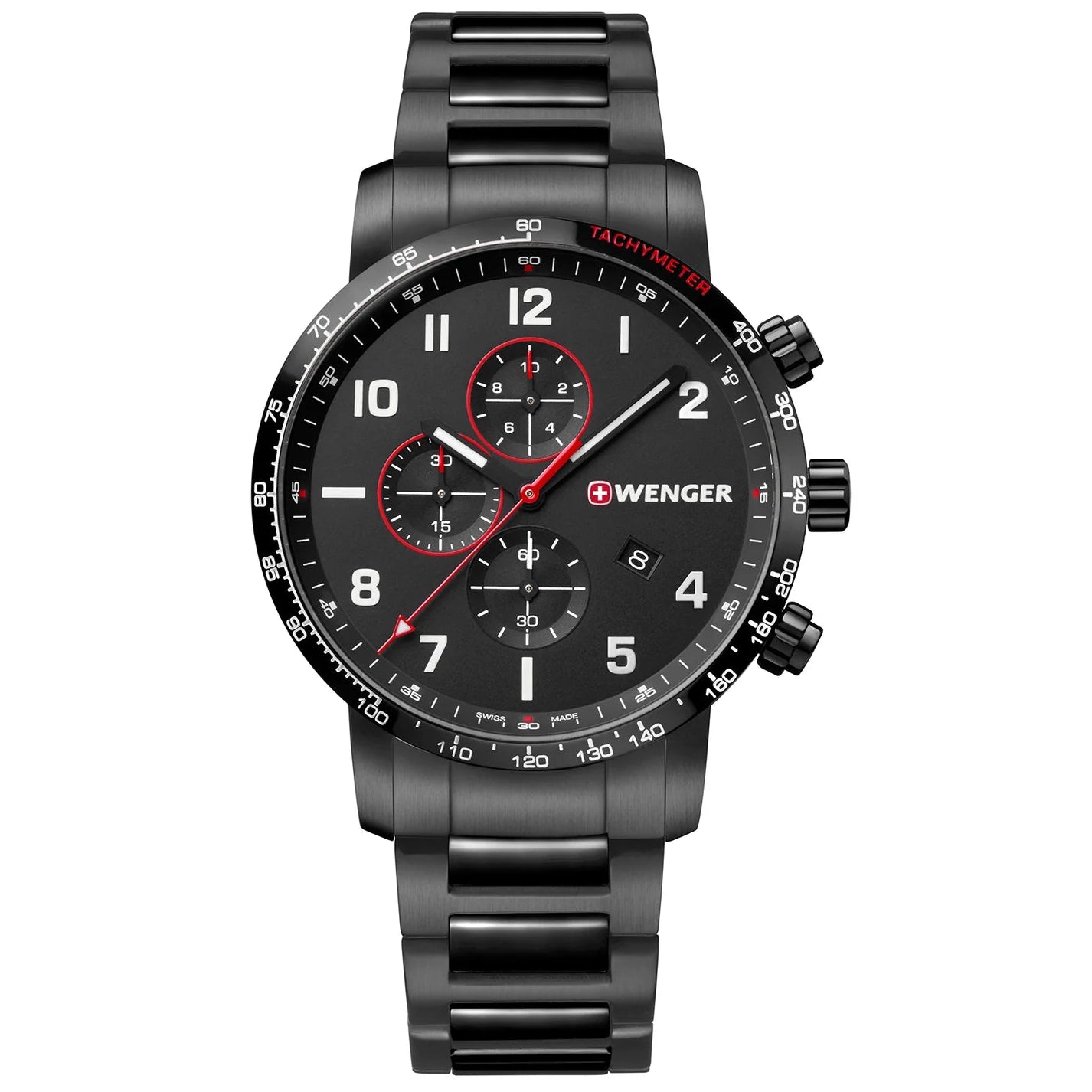 WENGER ATTITUDE MEN'S CHRONOGRAPH QUARTZ WATCH - SWISS MADE