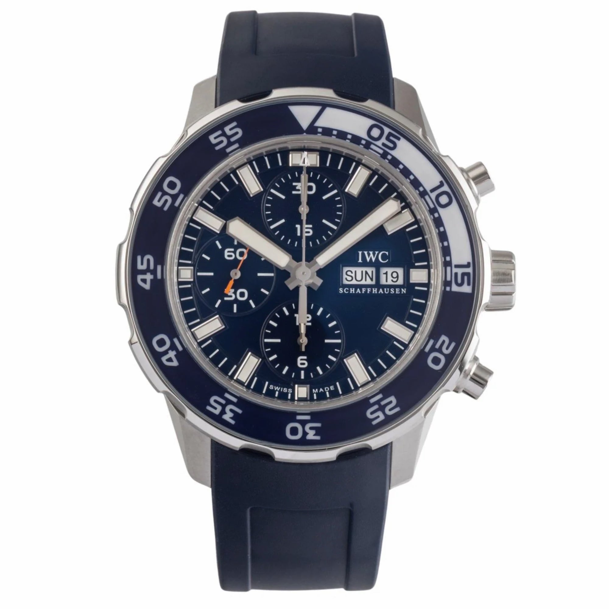 Iwc Aquatimer Chronograph Stainless Steel 44Mm Mens Watch