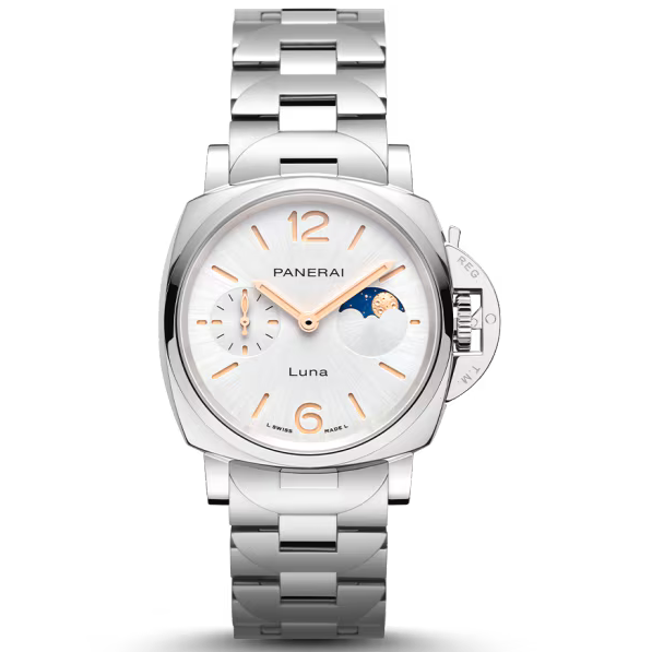 Luminor Due Luna 38mm, Steel PAM01301