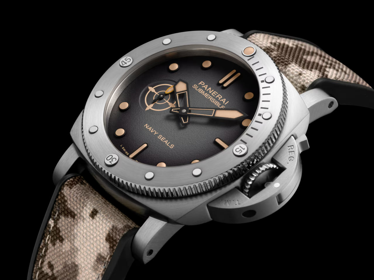 Submersible Navy SEALs 44mm, Steel PAM01518