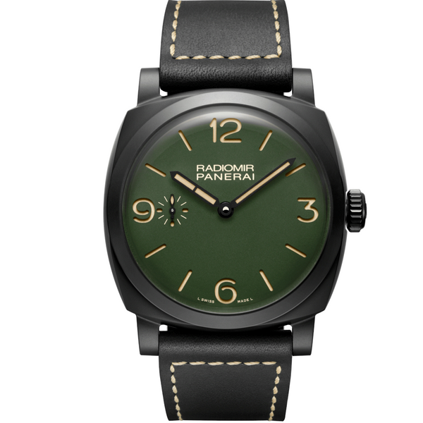 Panerai Pre Owned Radiomir 1940 Military Green Dial 48Mm