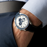 Omega Speedmaster 50th Anniversary Series Silver Snoopy Award – Unworn – Full Set - Azzam Watches 