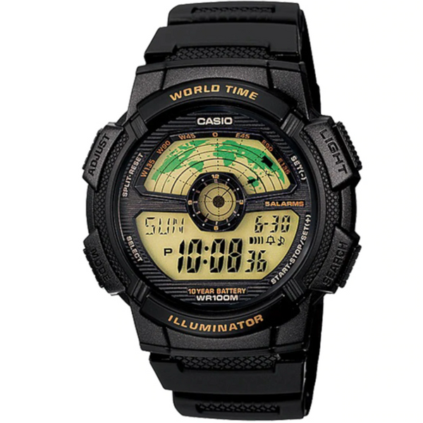 Casio - AE-1100W-1BVDF - Azzam Watches 