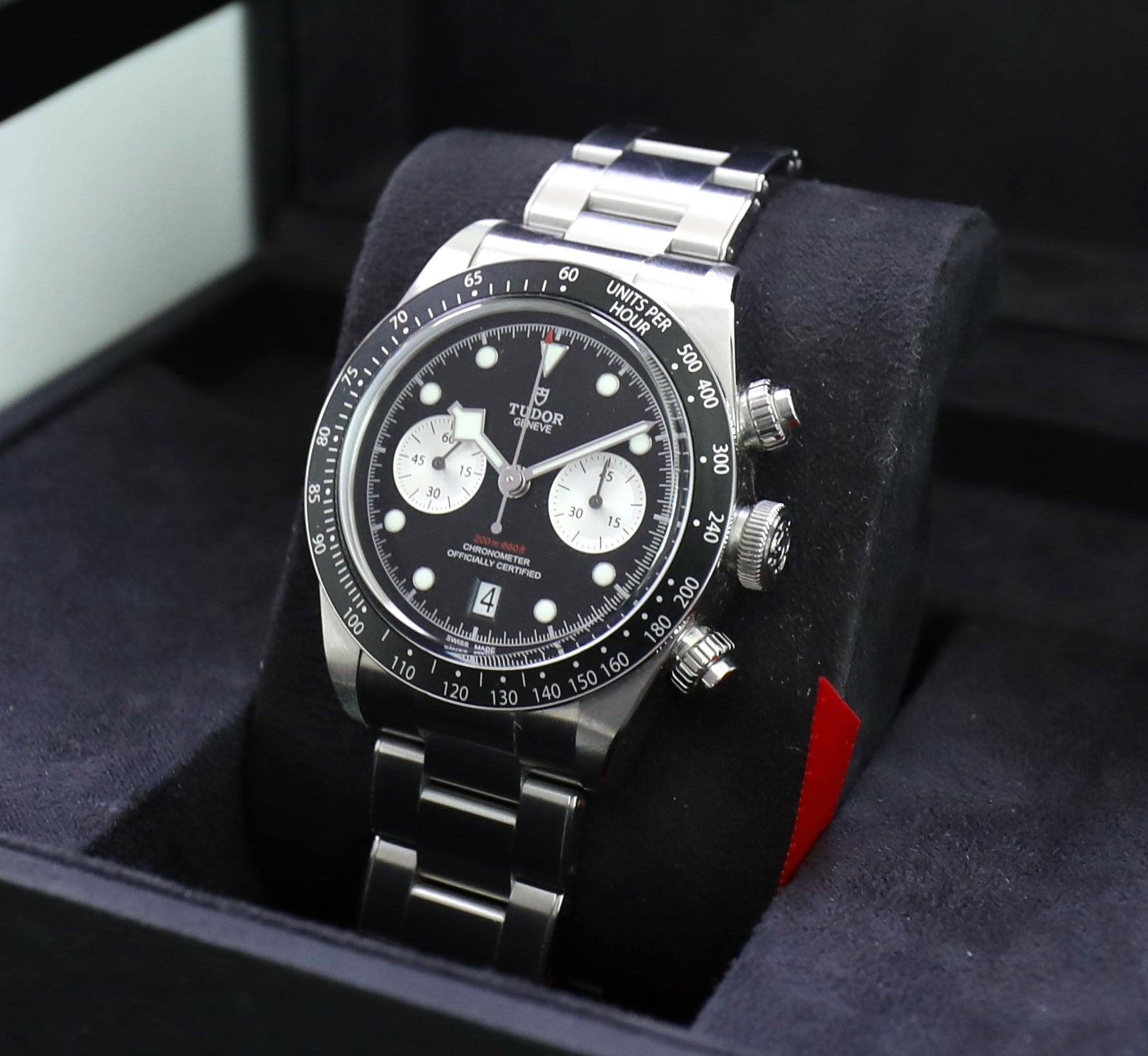 Tudor Black Bay Chronograph Black Dial Reverse Panda 41mm - Azzam Watches 