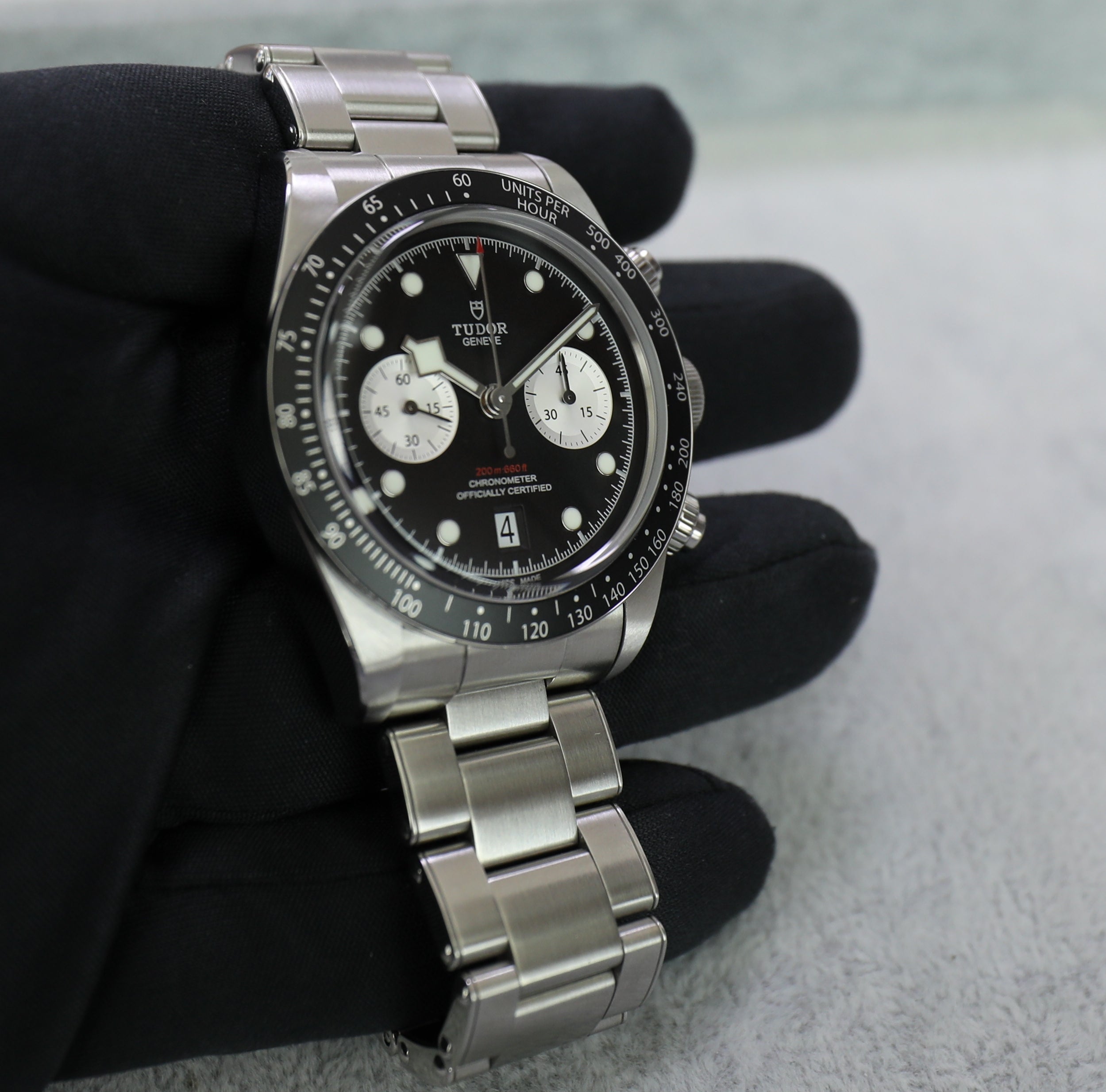 Tudor Black Bay Chronograph Black Dial Reverse Panda 41mm - Azzam Watches 